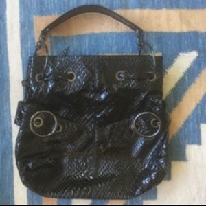 Big Buddha Faux Leather Snakeskin Pattern Bag NEW!